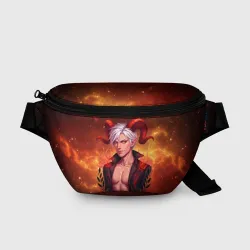 Поясная сумка 3D Эльф Овен знак зодиака стихия огня