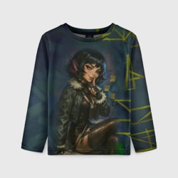 Детский лонгслив 3D Джейн Доу из ззз