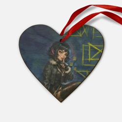 Деревянная игрушка Сердце Джейн Доу из ззз