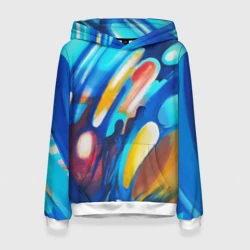 Женская толстовка 3D Big city night lights