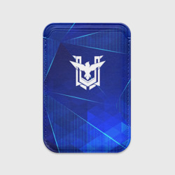 Картхолдер Magsafe магнитный Free Fire blue poly