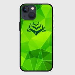 Чехол для iPhone 13 mini Warframe green poly