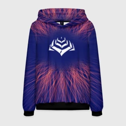 Мужская толстовка 3D Warframe red energy