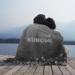 Плед 3D Kuromi - grey gradient посередине - фото 2