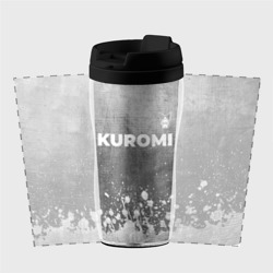 Термокружка-непроливайка Kuromi - grey gradient посередине - фото 2