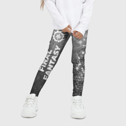 Детские леггинсы 3D Final Fantasy - grey gradient по-вертикали - фото 2