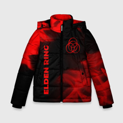 Зимняя куртка для мальчиков 3D Elden Ring - red gradient вертикально