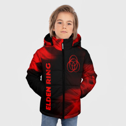 Зимняя куртка для мальчиков 3D Elden Ring - red gradient вертикально - фото 2