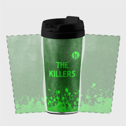 Термокружка-непроливайка The Killers - green gradient посередине - фото 2