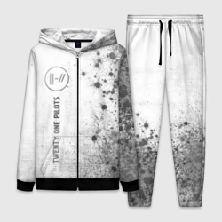 Женский костюм 3D Twenty One Pilots - white gradient по-вертикали