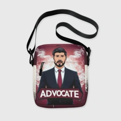 Сумка через плечо 3D Адвокат белый дым