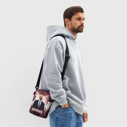 Сумка через плечо 3D Адвокат белый дым - фото 2