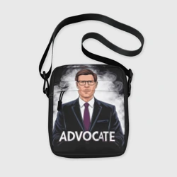 Сумка через плечо 3D Адвокат на черном