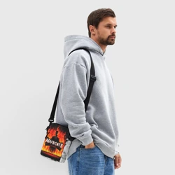 Сумка через плечо 3D Advocate в огне - фото 2