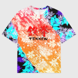 Женская футболка oversize 3D Tekken tropicano