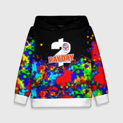 Детская толстовка 3D Payday2 неоновые краски