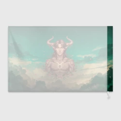 Флаг 3D Эльф Телец знак зодиака стихия земли - фото 2