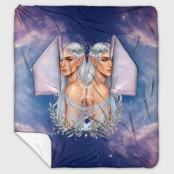 Плед с рукавами Эльфы Близнецы знак зодиака стихия воздуха