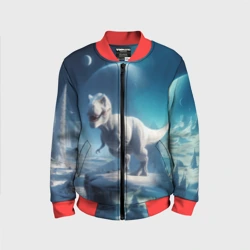 Детский бомбер 3D Снежный динозавр - история вымирания