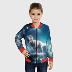 Детский бомбер 3D Снежный динозавр - история вымирания - фото 2