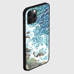 Чехол для iPhone 12 Pro Море акварель с волнами - фото 2