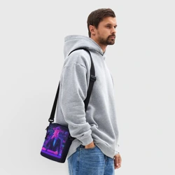 Сумка через плечо 3D Аналитик в неоне - фото 2