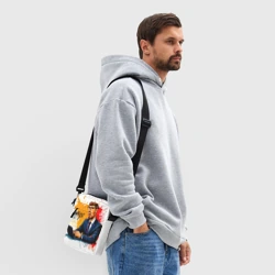 Сумка через плечо 3D Аналитик на белом - фото 2