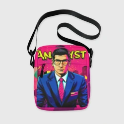 Сумка через плечо 3D Аналитик в стиле комиксов