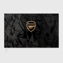 Флаг 3D Arsenal golden poly