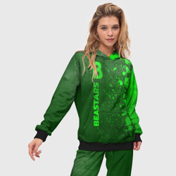 Женский костюм с толстовкой 3D Beastars - green gradient по-вертикали - фото 2