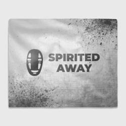 Плед 3D Spirited Away - white gradient по-горизонтали