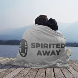 Плед 3D Spirited Away - white gradient по-горизонтали - фото 2