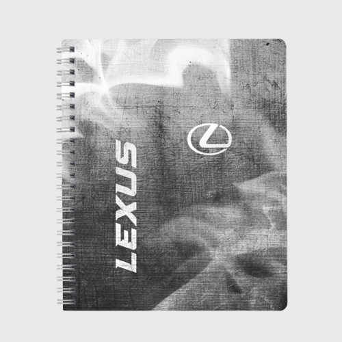 Тетрадь Lexus - grey gradient вертикально