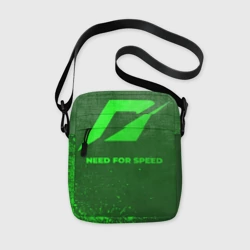 Сумка через плечо 3D Need for Speed - green gradient