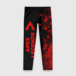 Детские леггинсы 3D Apex Legends - red gradient по-вертикали