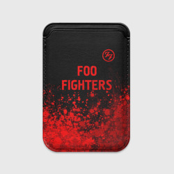 Картхолдер Magsafe магнитный Foo Fighters - red gradient посередине