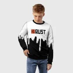 Детский свитшот 3D Rust краски - фото 2