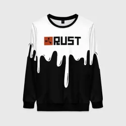 Женский свитшот 3D Rust краски