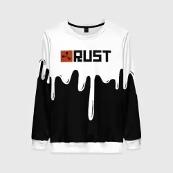 Женский свитшот 3D Rust краски