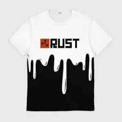 Мужская футболка 3D Rust краски
