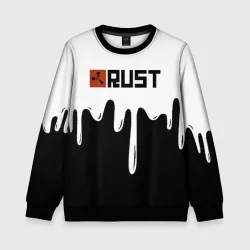 Детский свитшот 3D Rust краски