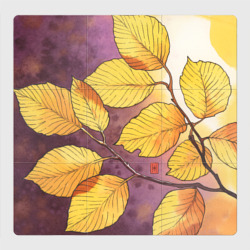 Магнитный плакат 3Х3 Осенние листья