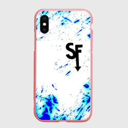 Чехол для iPhone XS Max матовый Sally Face краски