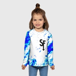 Детский лонгслив 3D Sally Face краски - фото 2