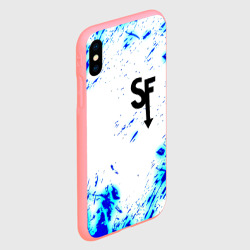 Чехол для iPhone XS Max матовый Sally Face краски - фото 2