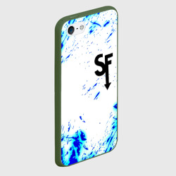 Чехол для iPhone 5/5S матовый Sally Face краски - фото 2