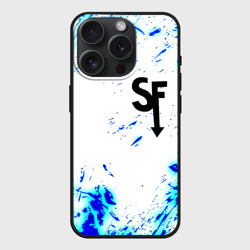 Чехол силиконовый для Apple iPhone 15 Pro матовый Sally Face краски