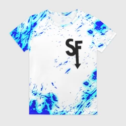 Женская футболка 3D Sally Face краски