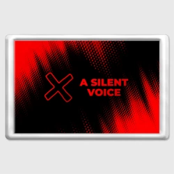 Магнит 45*70 A Silent Voice - red gradient по-горизонтали