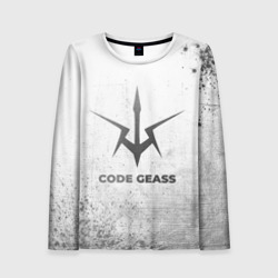 Женский лонгслив 3D Code Geass - white gradient